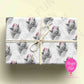 Personalised Bat Christmas Wrapping Paper – Custom Name Gift Wrap