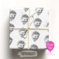 Personalised Sleeping Hedgehog Wrapping Paper – Custom Name Gift Wrap for Birthday, Retirement ,  & Any Special Occasion,   Animal Gift Wrap , From £2.99