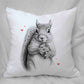 Sketchy Squirrel Cushion
