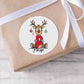 Personalised Reindeer Alphabet Stickers