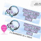 Personalised Gaming Banner- Purple & Blue – 3 Controller Designs Available