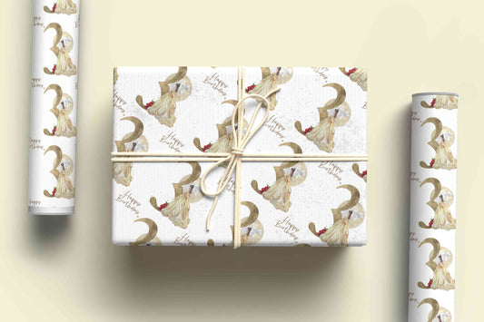 Belle - Beauty and the Beast Wrapping Paper - Ages 1 - 13