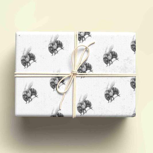 Sketchy Bee Wrapping Paper - For any occasion