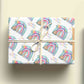 Birthday Rainbow Wrapping Paper - Age 1-9