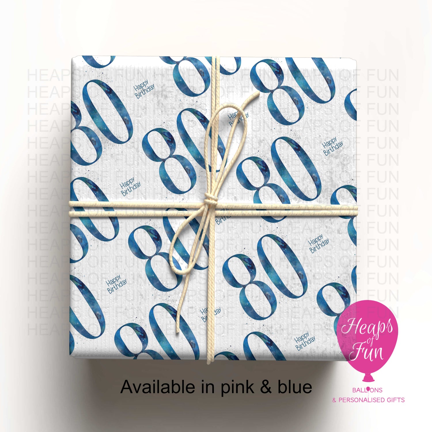 Age 18 - 80 Wrapping Paper