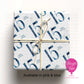 Personalised 15th Birthday Wrapping Paper – Pink or Blue – Custom Name Gift Wrap