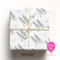 Personalised Initial Wrapping Paper with Gonk – Custom Name Birthday Gift Wrap (Blue or Pink)