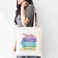 Book Lover Tote Bag – Inspirational Quotes Design