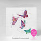 Watercolour Butterfly Greeting Card – Colourful Butterfly Card - For any occasion