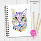 A5 Personalised Notebook – Cute Cat Design | Custom Name Journal