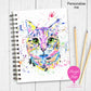 A5 Personalised Notebook – Cute Cat Design | Custom Name Journal