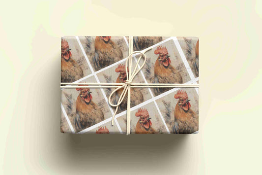 Cockerel Wrapping Paper