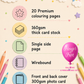 Cute Kawaii Colouring Book for Kids | 20 Adorable Colouring Pages