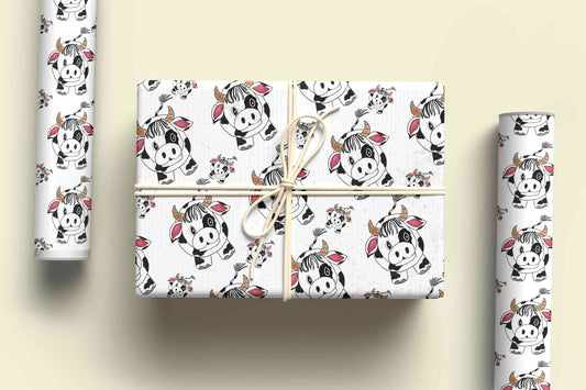 Cute Cow Wrapping Paper