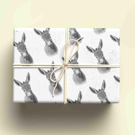 Sketchy Donkey Wrapping Paper - For any occasion