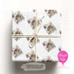 Personalised Highland Cow Wrapping Paper – Cute Floral Gift Wrap for Any Occasion