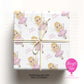 Personalised Fairy Wrapping Paper – Pink & Blue Fairy Birthday Gift Wrap (Custom Name Available)