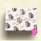 Personalised Festive Horse Christmas Wrapping Paper – Custom Name Gift Wrap