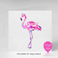 Personalised Flamingo Greeting Card | Custom Card for Any Occasion