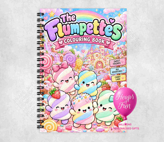The Flumpettes Colouring Book for Kids | 20 Cute Candy Land Colouring Pages