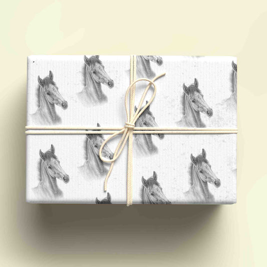 Sketchy Foal Wrapping Paper - For any occasion