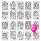 Boots, Bows & Goals Football Colouring Book for Girls | 20 Colouring Pages