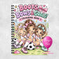Boots, Bows & Goals Football Colouring Book for Girls | 20 Colouring Pages