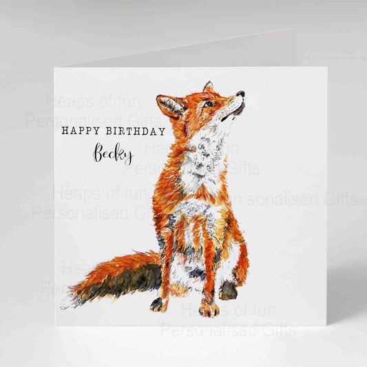 Fox Greeting Card - Any occasion