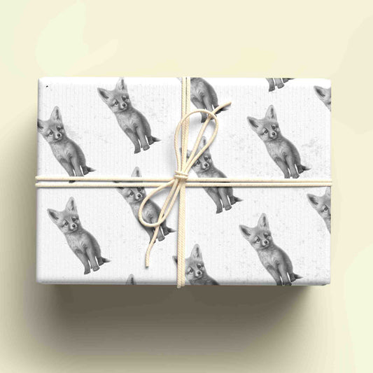 Sketchy Fox Wrapping Paper - For any occasion