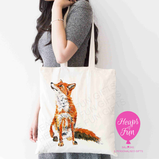 Colourful Fox Design Tote Bag – Bold, Whimsical & Eco-Friendly
