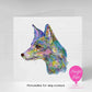 Personalised Fox Greeting Card | Custom Card for Any Occasion