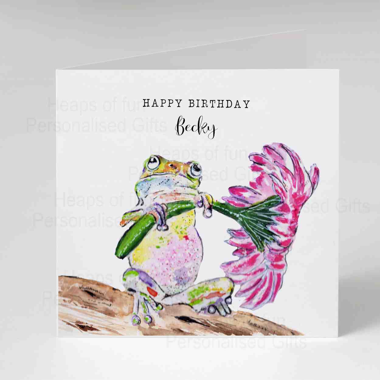 Frog Greeting Card - Any occasion