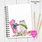 A5 Personalised Notebook – Frog Design | Custom Name Journal