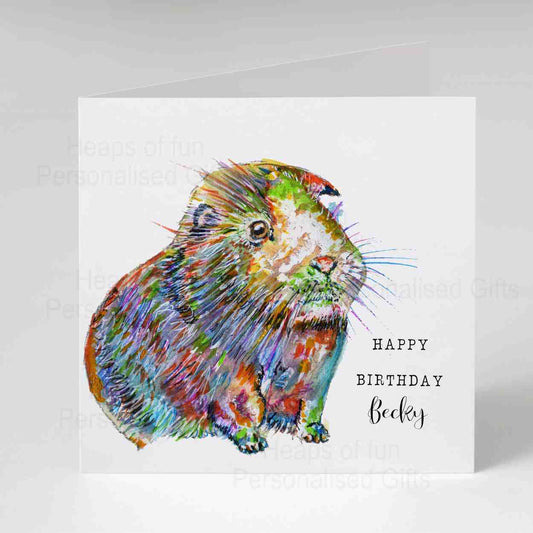 Guinea Pig Greeting Card - Any occasion