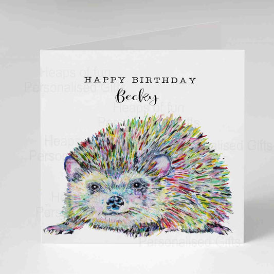 Hedgehog Greeting Card - Any occasion