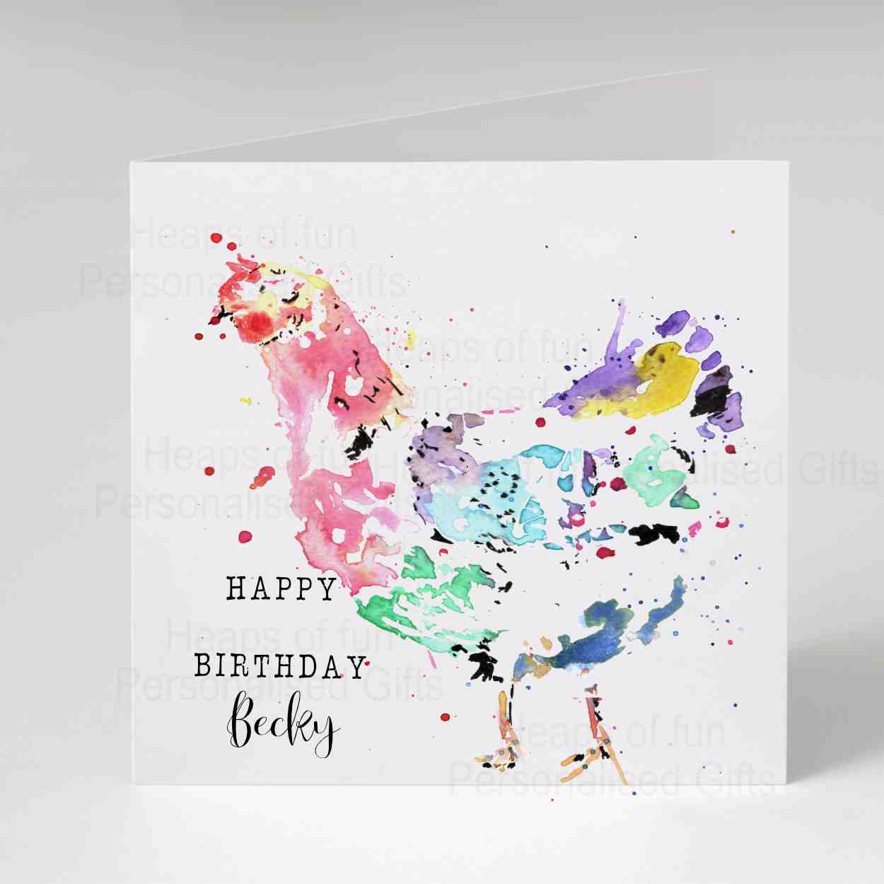 Hen Greeting Card - Any occasion