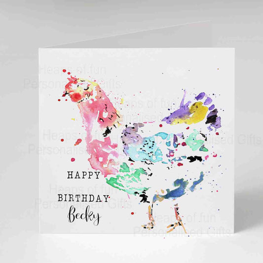 Hen Greeting Card - Any occasion