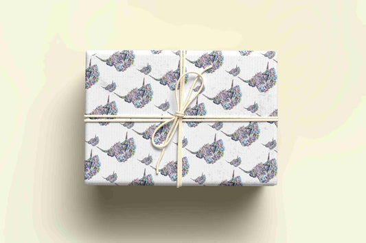 Highland Cow Wrapping Paper - For any occasion