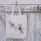 Personalised Tote Bag, Dragonfly Tote Bag, Dragonfly Gift, Reusable Bag