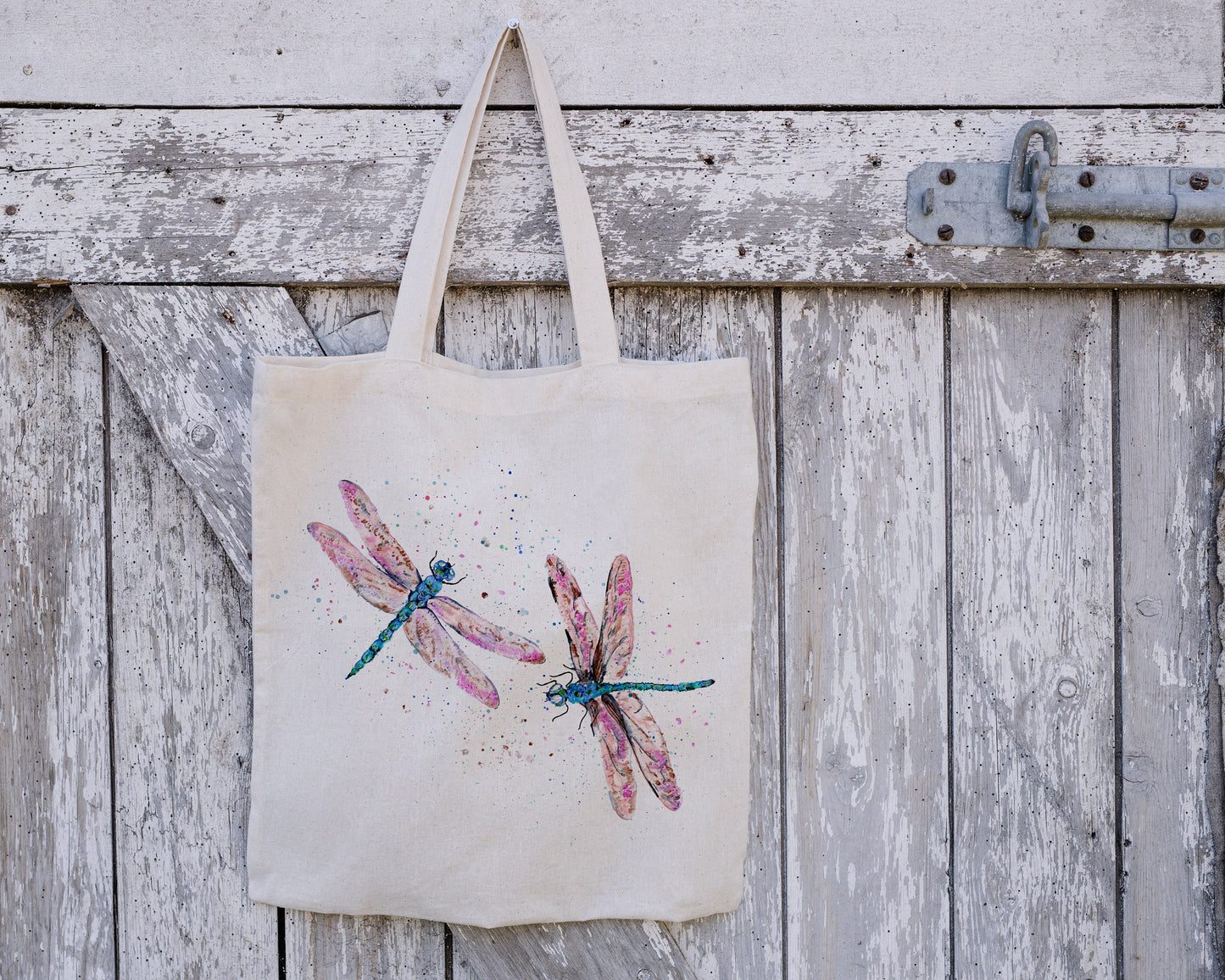 Personalised Tote Bag, Dragonfly Tote Bag, Dragonfly Gift, Reusable Bag