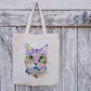 Personalised Tote Bag, Cat Tote Bag, Cat Gift, Reusable Bag