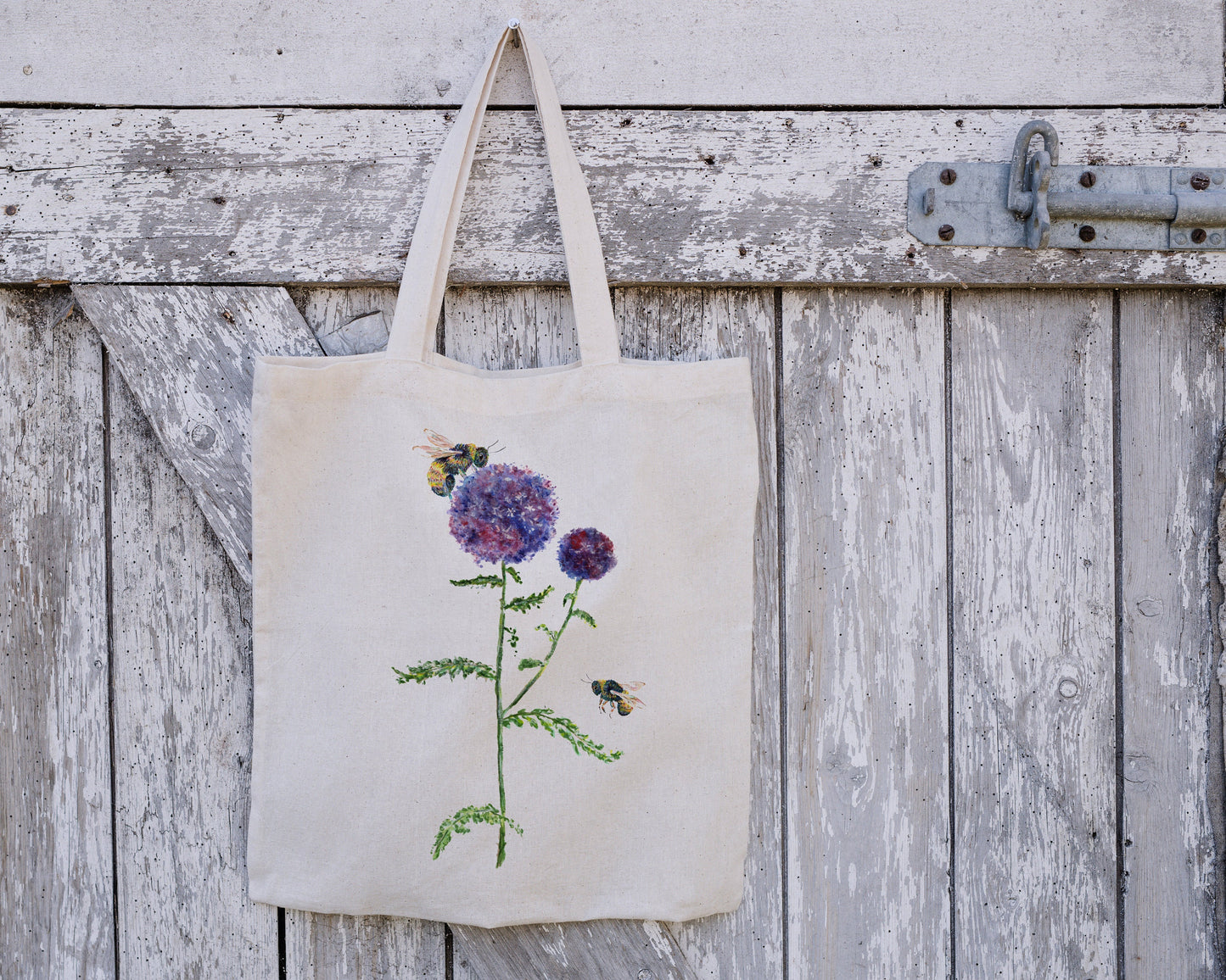 Personalised Tote Bag, Thistle Tote Bag, Thistle Gift, Reusable Bag