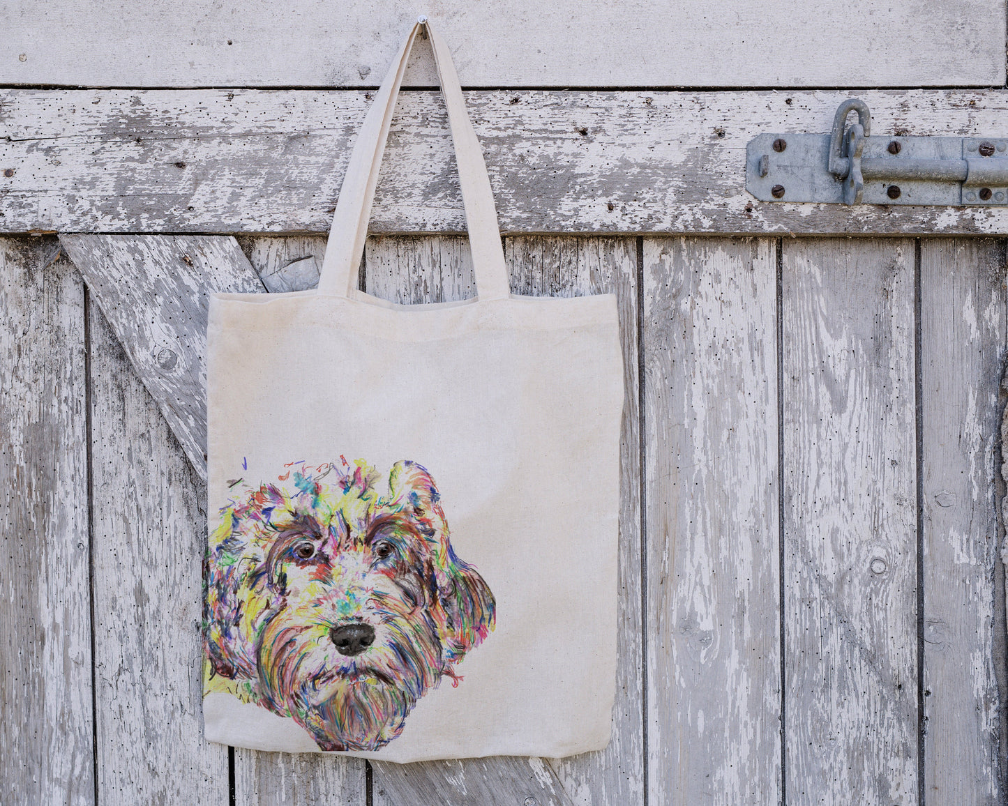 Personalised Tote Bag, Cockapoo Tote Bag, Cockapoo Gift, Reusable Bag