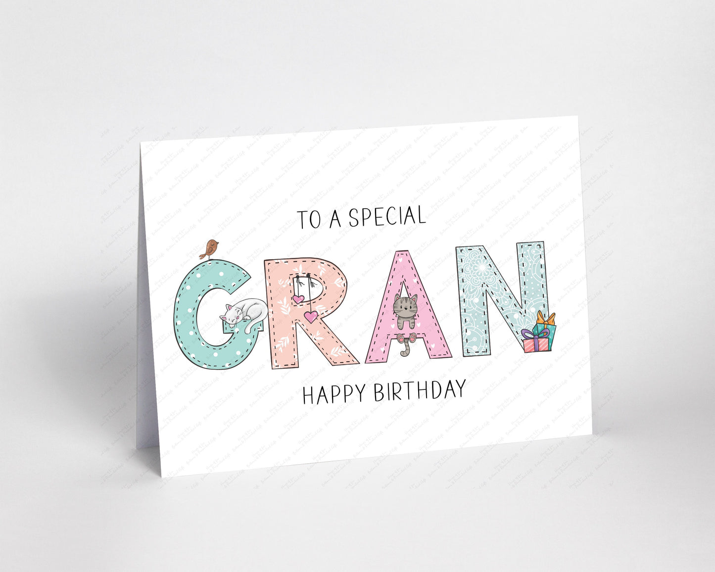 Gran Birthday Card, Gran Card, Happy Birthday Gran, Gran Birthday, Special Birthday Card for her