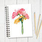 Personalised Custom A5 Gerbera Themed Notebook | Lined or Plain | Matching Wrapping Paper | 60 Pages | Wire Bound