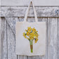 Personalised Tote Bag, Daffodil Tote Bag, Daffodil Gift, Reusable Bag