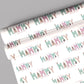 Mammy Wrapping Paper - Personalised Gift Wrap - Happy Birthday Wrapping Paper