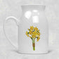 Daffodils Floral Gift, Ceramic Milk Jugs or Vase, Home Decor Gift