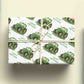 Green & Yellow Tractor Wrapping Paper - Personalised Gift Wrap.