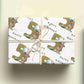 Birthday Bear Wrapping paper,  Personalised Gift Wrap, Kids Birthday Wrapping Paper